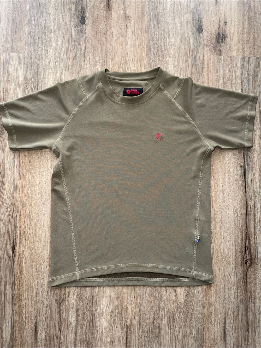 Fjallraven Olive Green Short-Sleeve Tee